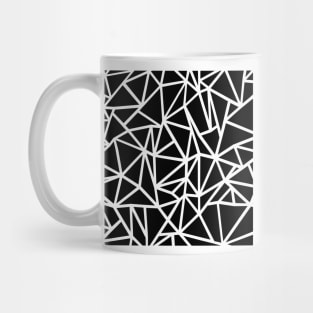 Abstract Outline Thick Black Mug